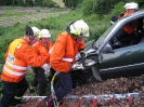 Einsatzübung Verkehrsunfall